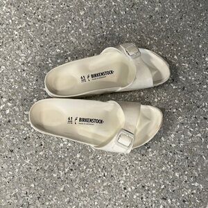 Birkenstock Madrid EVA Essentials White Slide EU 41 Women's Sz 10 265 L10 M8